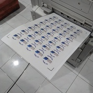 [✔️Print+Cut] Cetak Sticker Vinyl Glossy A3+ Waterproof / Print Sticker Vinyl Full Color