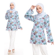 AQEELA Muslimah Blossom Basic Blouse - qb118