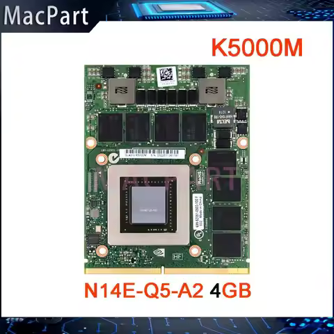 Quadro K5000 K5000M GDDR5 4GB N14E-Q5-A2 Graphics Video Card With X bracket For Dell HP Apple iMac A