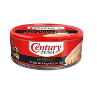 (COD) CENTURY TUNA CHUNKS IN WATER OR SOLID IN VEGETABLE 184g