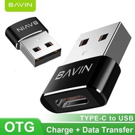 BAVIN Mini Portable OTG Adapter Charging & Data Sync Transmission USB3.0 converter Type-C to USB