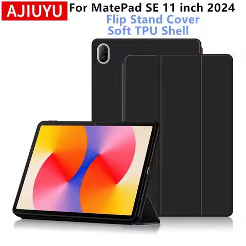 Case For Huawei MatePad SE 11 Inch 2024 Tablet PU Leather Flip Stand Cover for Huawei MatePad SE 11"