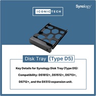 100% Genuine Brand New Original Synology Disk Tray (Type D5) for DS1812+, DS1512+, DS713+, DS712+, D