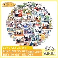 50Pcs Kawaii Animal Panda Stickers for Kids DIY Stationery Bicycle Waterproof Decoration Sticker