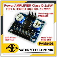 PAM8406 5V STEREO DIGITAL AUDIO AMPLIFIER MODULE 2X5 WATT