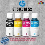 HP Original Refill Ink Colour GT51XL / GT52 GT 51 XL GT 52 GT 51XL