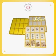 [Pearl Sabah] Jewellery / Pin Storage Box | Yellow | Baby Pin Storage | Brochset Storage | Kotak Sim