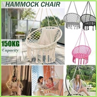 Swing Chair Buaian Indoor / Outdoor Hammock Foldable Hanging Chair Buaian Besi Luar Rumah Ayunan Dew