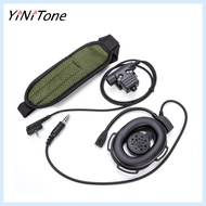 HD01 Bowman Elite II Headset & U94 PTT - Vertex VX-261/VX-420/EVX-539 Vented Ear Cup Cold-Resistant 