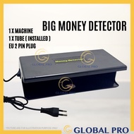 BIG Counterfeit Bill Detector UV Light Kesan Duit Palsu EU Plug Ultraviolet Money Detector Counterfe