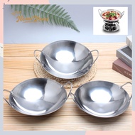 NomiYumi - Stainless Steel Mini Frying Pan Mini Frying Pan Small Wok Pan Serabi Frying Pan Mini Caul