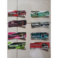 Latest original bus stickers, 8 models, 30 pcs