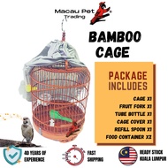 Mpt Bamboo Bird Cage Accessories Chinese Bird Cage Bamboo Bird Cage Accessories Rattan Bird Cage Cag