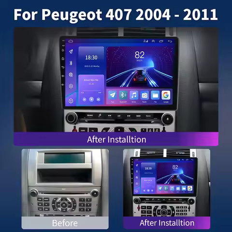 Car Multimedia Video Player For Peugeot 407 cc SW 407CC 2004 - 2011 Android Car Radio Navigation Ste