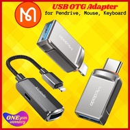 【1YrWarranty】 Mcdodo 2 in 1 OTG USB Adapter Convertor Support 2TB Hard Disk & Charging Pendrive USB 