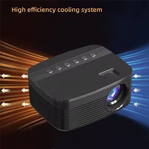 GO-1920X1080p Projector T11 Multi-Functional Home Projector Mini Portable Same Screen Version Projec