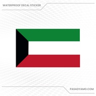 Kuwait Flag Decal Sticker for Cars Motorcycles Laptops Skateboards