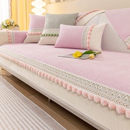 Ghế Sofa Chống Trượt Mùa Xuân 2025 Mới Ghế Sofa Da Đệm Ghế Sofa Khăn Phủ Ghế Sofa Vải Cotton Họa Tiế