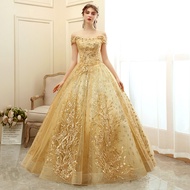 Quinceanera Luxury Appliqué Ball Gown - Formal Prom Dress