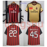 Retro jersey 13-14 AC milan home third out soccer shirt wear S-XXL
