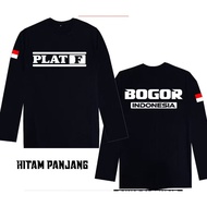 CUSTOM MOTORCYCLE T-SHIRT PLAT F BOGOR INDONESIA