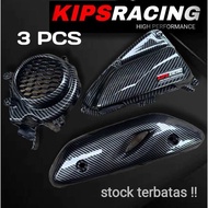 PAKET CARBON SCOOPY NEW 2021-2024 CARBON 3 PCS • Scoopy new paket scoopy carbon 2021/2024
