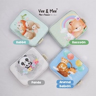 Vee & Mee Bantal Peang Bayi Foaming Kotak Karakter Animal / Panda / Rabbit / Racoon - VMB 6010 - 40