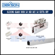 PROMO- PAKET SLIDING DOOR COMPLETE DEKKSON L4 SGD ACC L4 8207A SET DEKSON