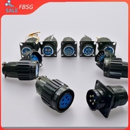 FBSG 1Pcs Male Female Cable Joint Connector 2/3/4/5/7/10/14/16 Pin YP21 21mm Aviation Plug Aviation 