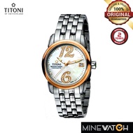 Titoni Master Series 33.5mm Mother of Pearl Dial Silver Stainless Steel Strap Automatic Watch T-2358