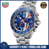 Tag Heuer F1 X GULF Special Edition Quartz Chronograph Watches 43MM CAZ101AT.BA0842