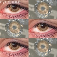 Eyeshare 1pair Cyprus Series Brown Contact Lenses Natural Contacts Eye Cosmetic Lens Annual