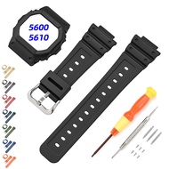 Refit Mod Watch Bezel Strap Set for Casio DW-5600 DW-5610 DW5600HR GW-M5610 GW-B5600 Case Waterproof