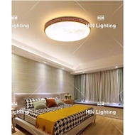 Simple Modern Ultra-thin Lamp White Casing LED Ceiling Light Modern Round Hanging Light 3 Tone Led