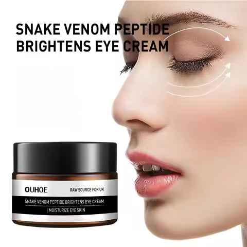 Snake Venom Peptide Eye Cream Anti Wrinkle Whitening Moisturizing Dark Circles Removal Fade Eye Bag 