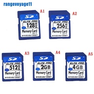 【คุณภาพสูง】การ์ดหน่วยความจํา 128 Mb 256 Mb 512 Mb 2Gb 4Gb Sd Standard Card