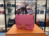 (Sold)Hermes Constance Mini  唇膏粉✨Pink/phw/Epsom•門市交收