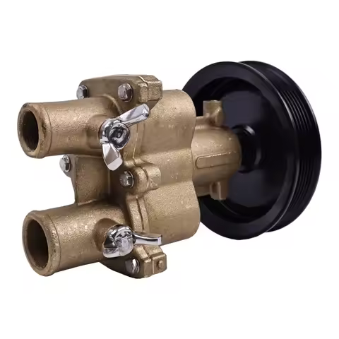 Sea Water Pump w/Pulley 46-8M0122655 For Mercury Mercruiser 4.3L 5.0L 5.7L 6.2L 350 MAG MPI
