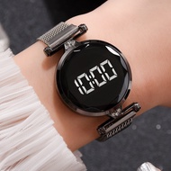 Women Watch Digital Watch Jam Tangan LED Women Magnetic Luxury Bracelet Digital Watch 磁性手链手表 W00114