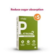 [Bundle of 5] Xndo Platinum2™ Carb &amp; Starch Blocker™