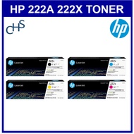 HP Original LaserJet Toner Cartridge 222X 222 W222X Black Cyan Magenta Yellow MFP 3303FDW MFP 3303SD