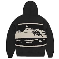 CORTEIZ HYBRID JACQUARD KNIT ALCATRAZ ZIP HOODIE