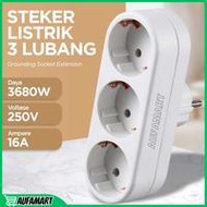 3-Pin Plug 3-Pin Grounding Socket Extension/ 3680W 16A 250V