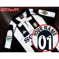 1997-98 Juventus/Home Retro Football Jersey RT0003 Fan Grade Name-No. Asian Polo Shirts