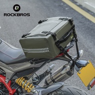 ROCKBROS กันน้ำรถจักรยานยนต์ที่นั่งด้านหลังกระเป๋า30Lขนาดใหญ่ความจุรถจักรยานยนต์กระเป๋าเดินทางกระเป๋าสะท้อนแสงUniversal Storage Bag