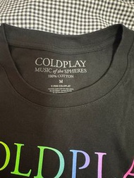 Coldplay Music of the Spheres 演唱會T恤