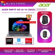 Acer Swift Go 14 AI SFG14-64-R5CN 14" WQXGA+ Laptop ( AI 7 350, 16GB, 1TB SSD, ATI, W11P)