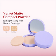 Elianto Velvet Matte Compact Powder Oil Control, Natural Coverage & Lightweight