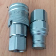 Quick Coupling Coupler Klik Coupling 3/8" Flat Face