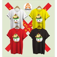 Baju - MARIO WORLD BOWSER CHARACTER T-SHIRTS - SUPER MARIO BROSS TYPE 8 TSHIRT